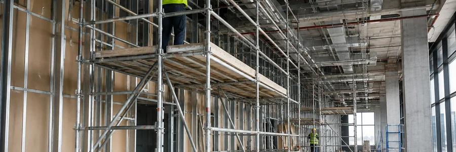 Interior access scaffolding